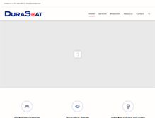 Tablet Screenshot of duraseat.com